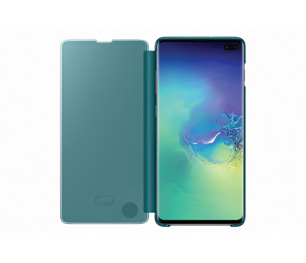 Samsung Clear View Cover do Galaxy S10+ zielony - 478385 - zdjęcie 2
